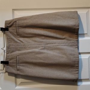 The Limited Taupe Wool Skirt Size 6